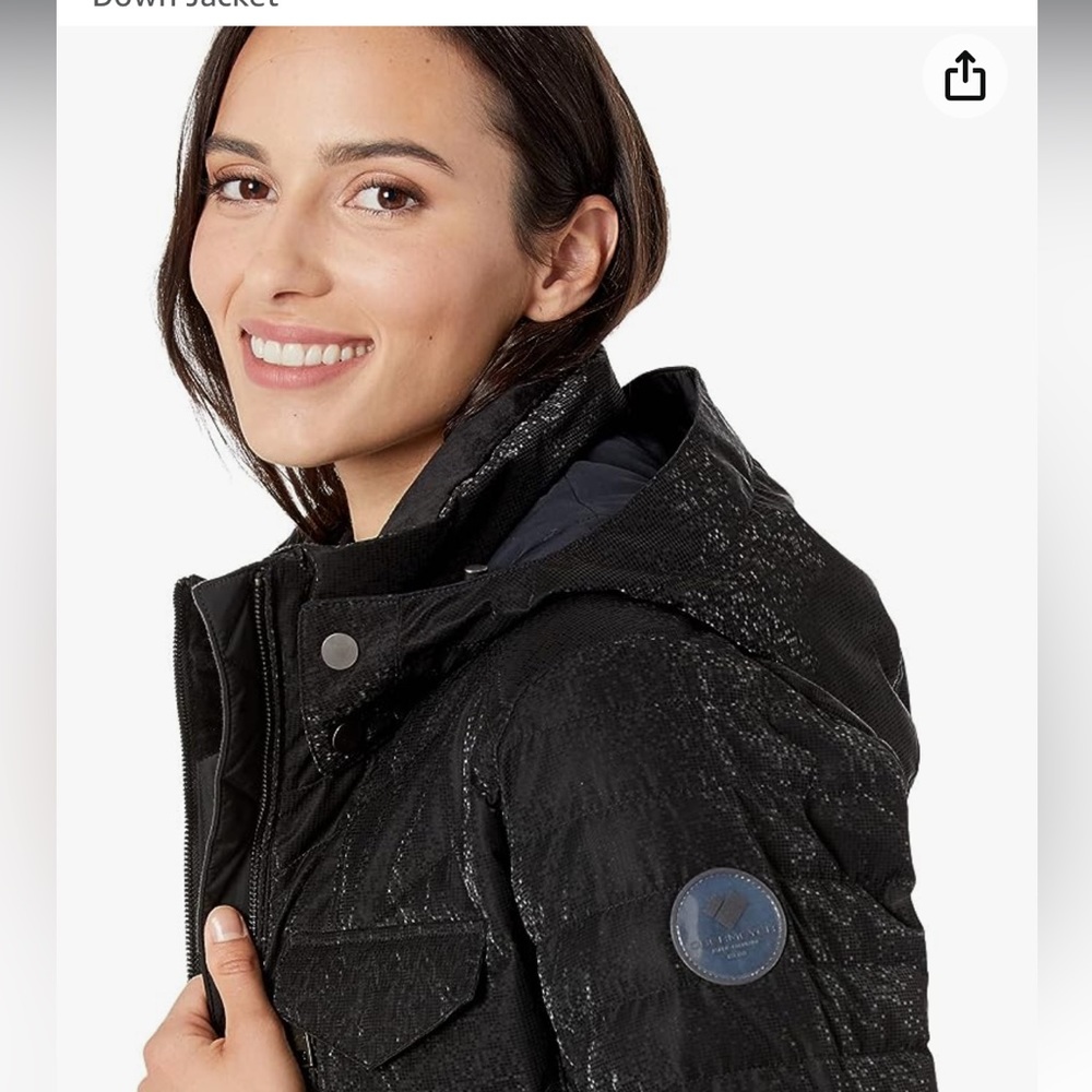 Obermeyer Devon Down Ski Jacket Black Size 4 - image 3
